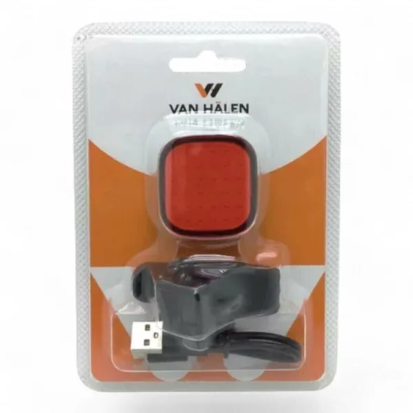 Luz Led Trasera Bicicleta Carga Usb 18 Lumens Van Halen