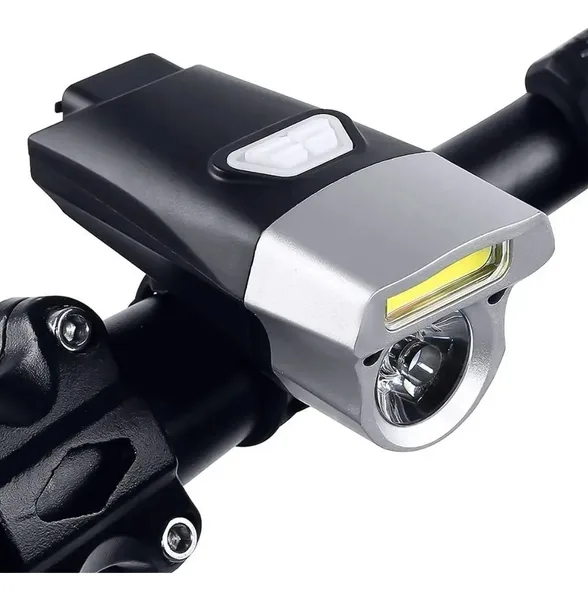 Luz Delantera Monopatin Led Doble 360 Lumenes Recargable Usb