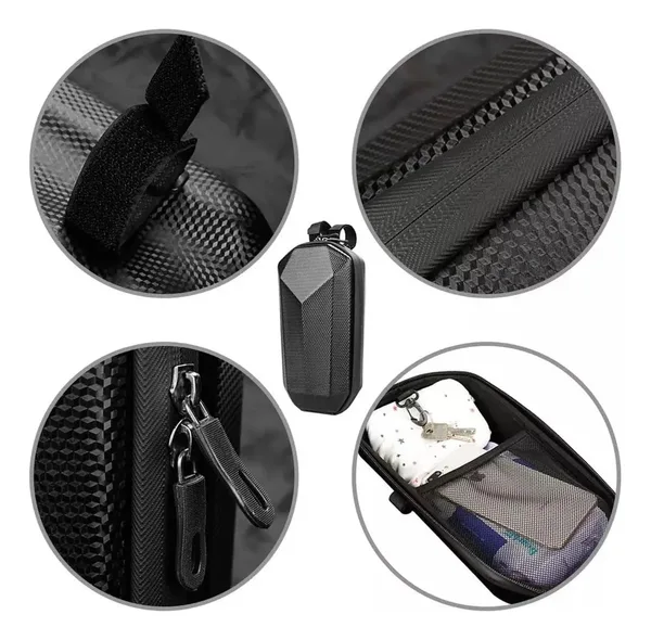 Mochila Rigida Hermetica para manubrio monopatin