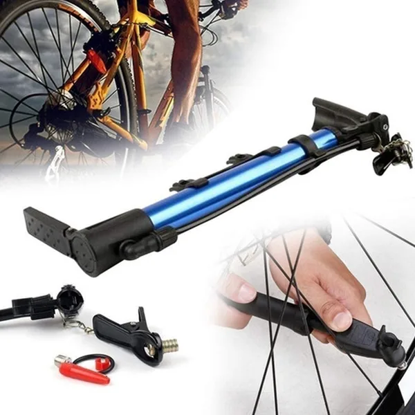 Inflador De Mano Para Bicicleta Pelota Colchones Con Pico