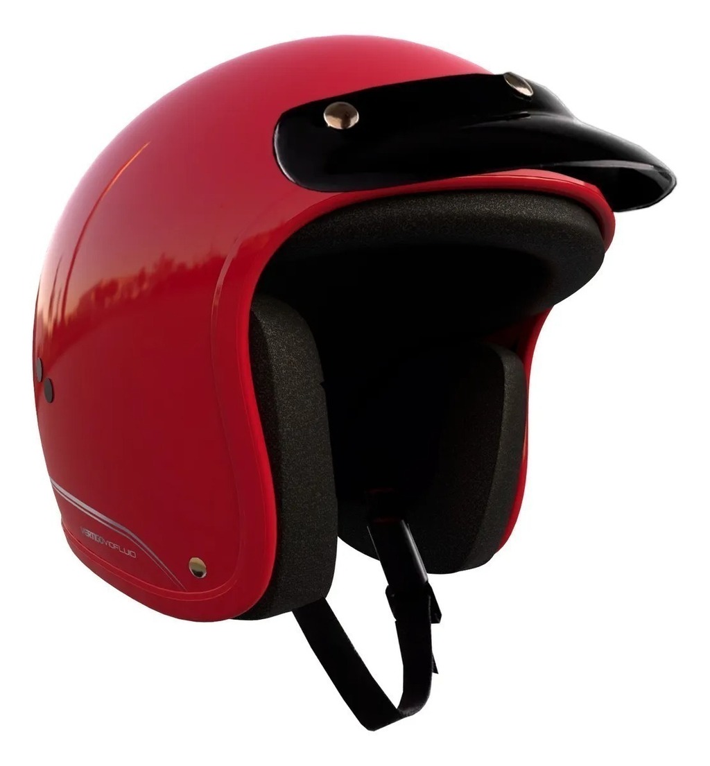 Casco Abierto Vertigo V10 Fluid Rojo