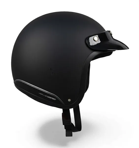 Casco Abierto V10 Fluid Vertigo Negro Mate