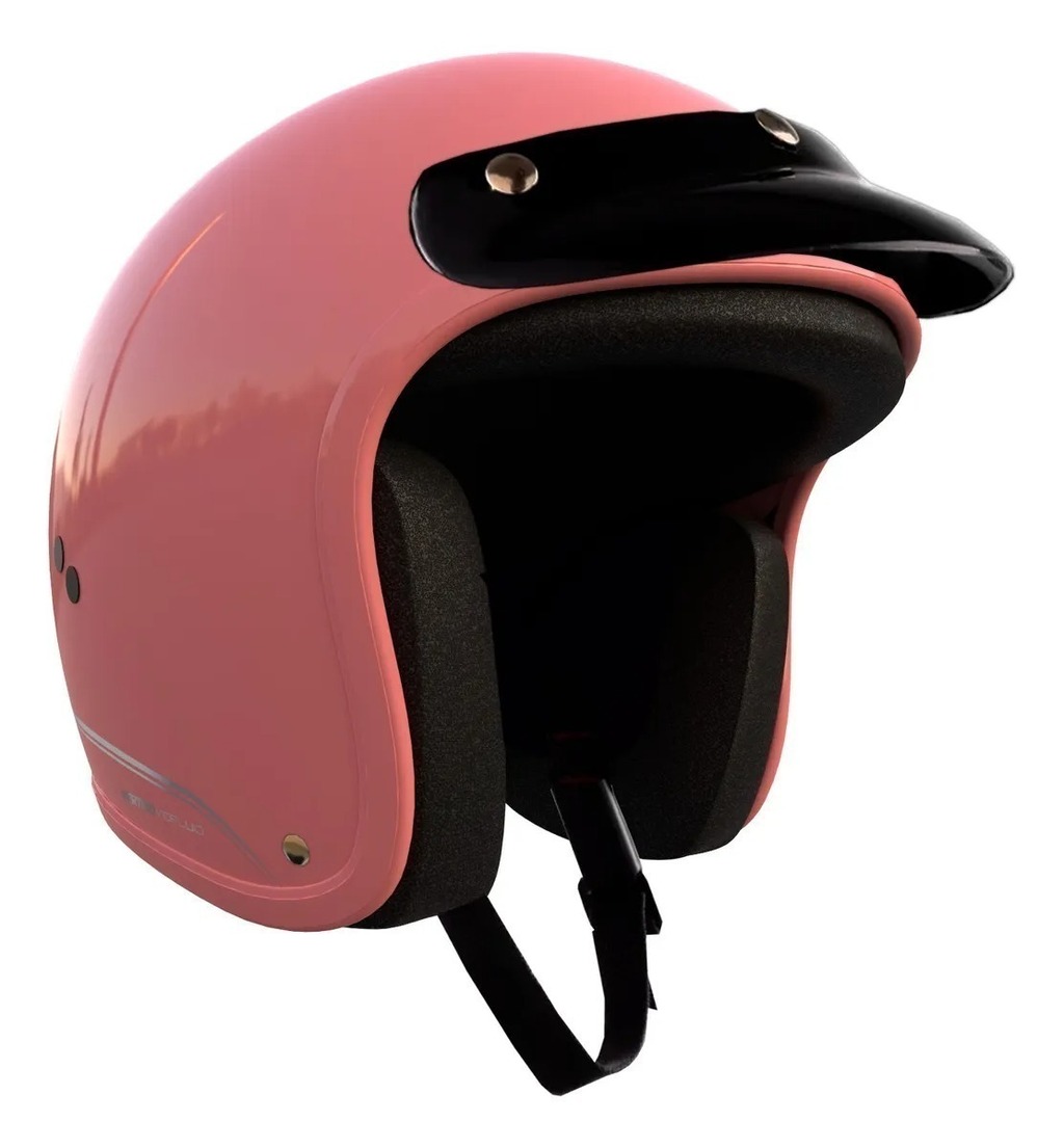 Casco Abierto Vertigo V10 Fluid Rosa Salmon