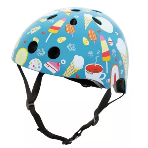 Casco Infantil Hornit Bici Monopatin Skate Luz Trasera