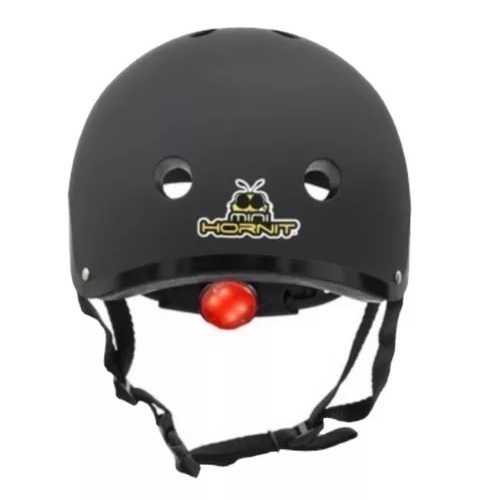 Casco Infantil Hornit Bici Monopatin Skate Luz Trasera