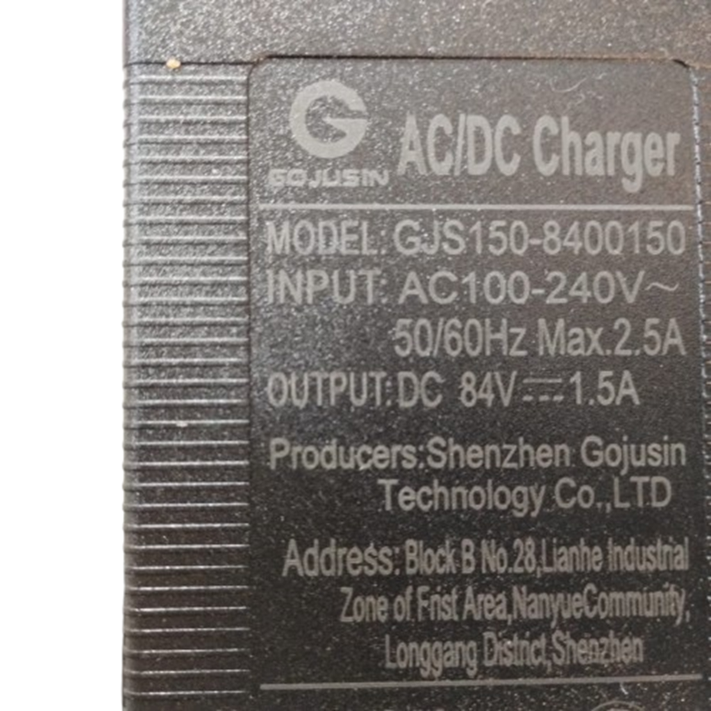 Cargador Batería Para Monopatín Eléctrico 72v - Zero