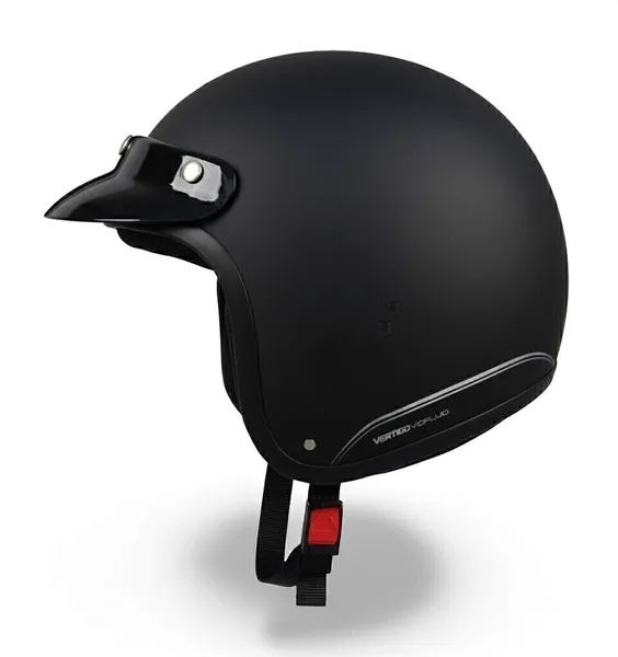 Casco Abierto V10 Fluid Vertigo Negro Mate
