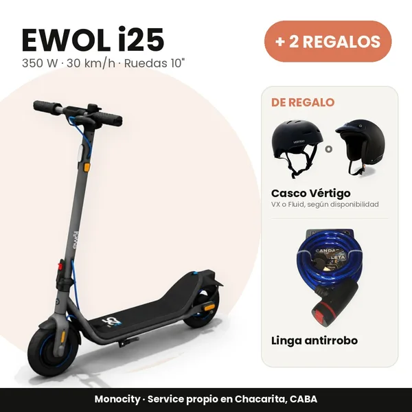 Ewol i25 - Casco y Linga de Regalo
