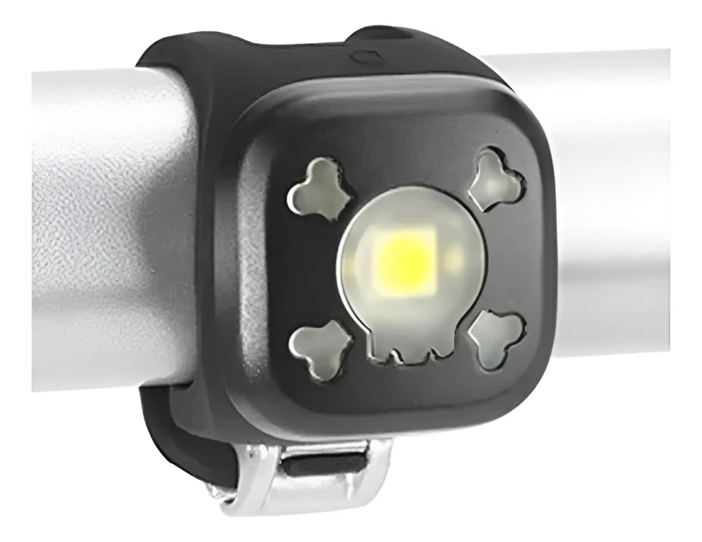 Luz LED Delantera Bicicleta Knog Blinder 1 Skull Recargable USB 20 lm