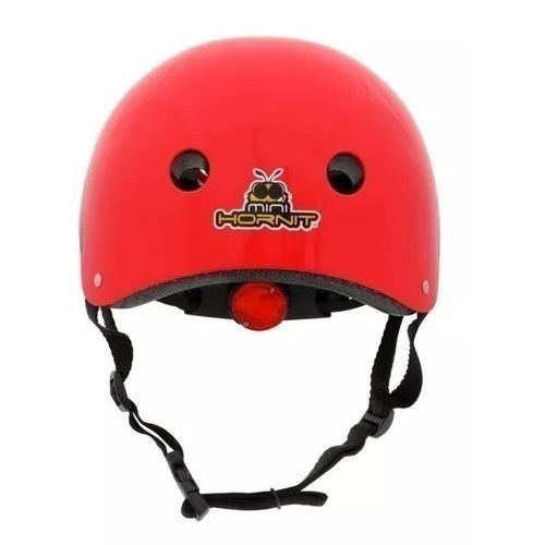 Casco Infantil Hornit Bici Monopatin Skate Luz Trasera