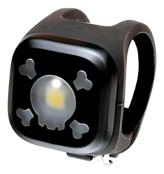 Luz LED Delantera Bicicleta Knog Blinder 1 Skull Recargable USB 20 lm