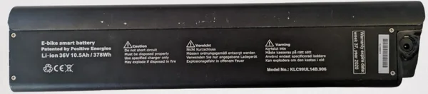 Batería Litio 36v 9.6 de 10.5ah 378wh Go-Lite